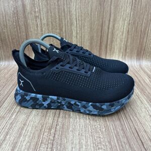 Flux Footwear Adapt Trail Runner Black Camo Womens Size 7 Walking Knit Shoes
